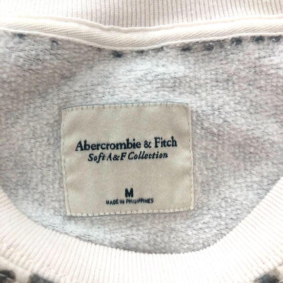 Abercrombie & Fitch Women’s Leopard print sweatshirt with puff sleeve - size M - Picture 4 of 6